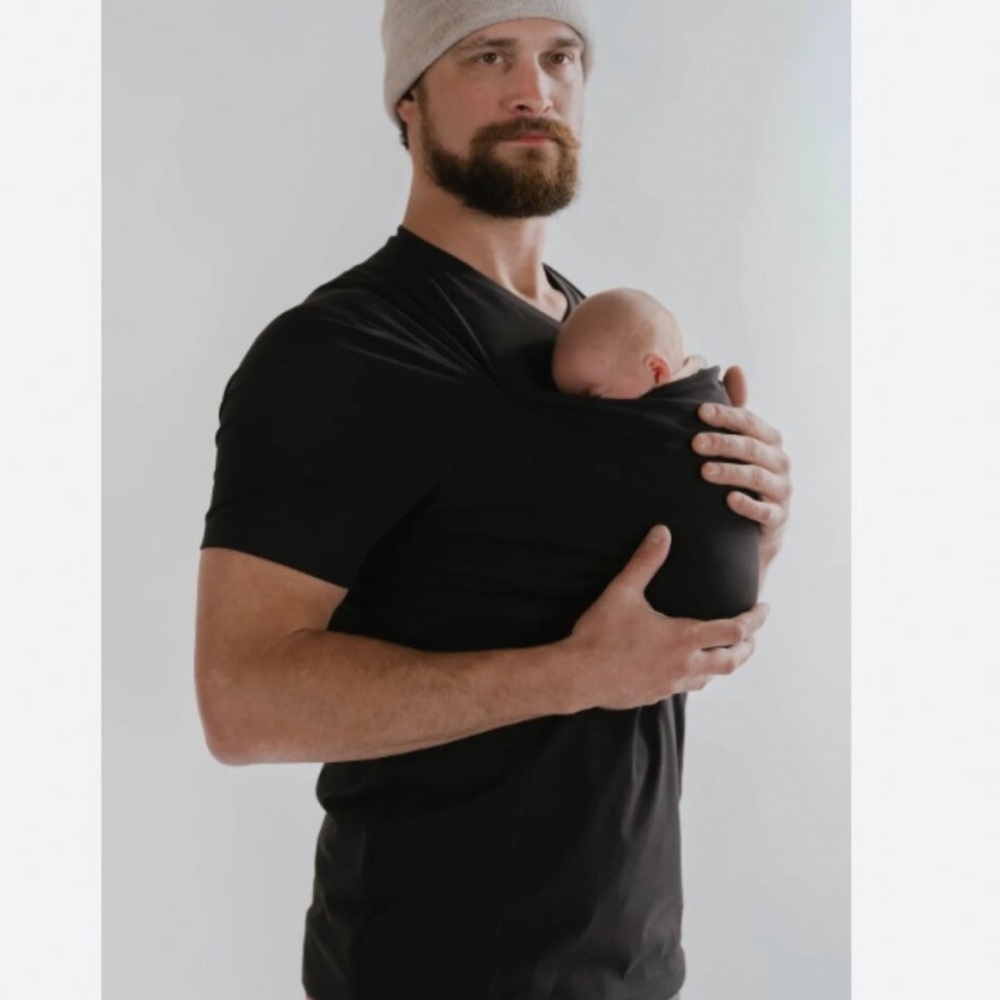 Lalabu Men’s Baby Wearing Top Size XL Black